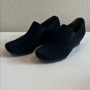 Paul Green Black Suede Loafers